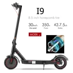 2021 Electric Scooter i9 30km/h Smart trotinette electric 350W Power Motor Skateboard Adult Folding Electric Scooter with app