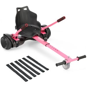 iscooter Adjustable HoverKart Go Kart Cart Seat For For 6.5/8/10 inch Hoverboard