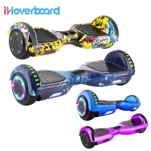 iHoverbord 6.5Inch Hoverboar For Child Electric Skateboard E-Scooters Smart Bluetooth Speaker Balance Board With LED Two Wheels
